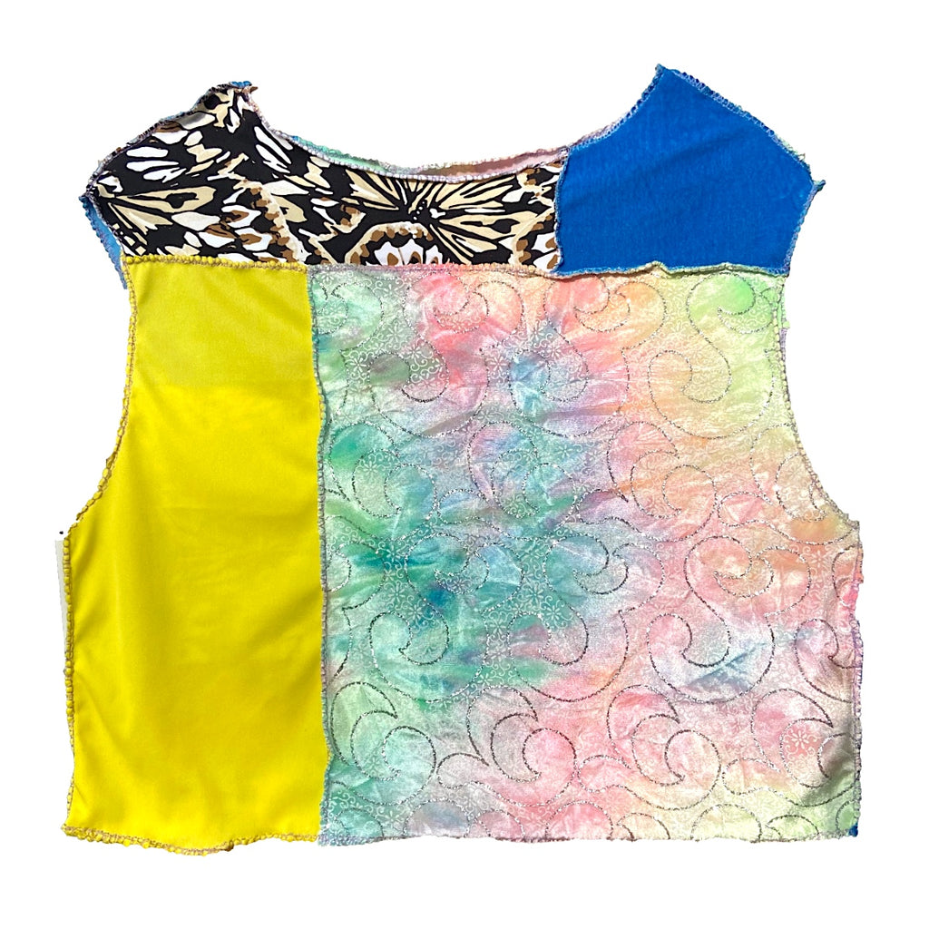 Upcycled Top LARGE - Sun Is Shinning