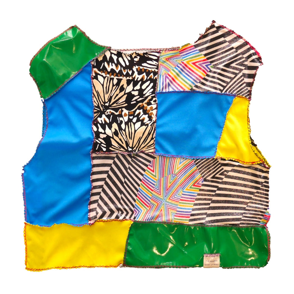Upcycled Top LARGE - Arlequin