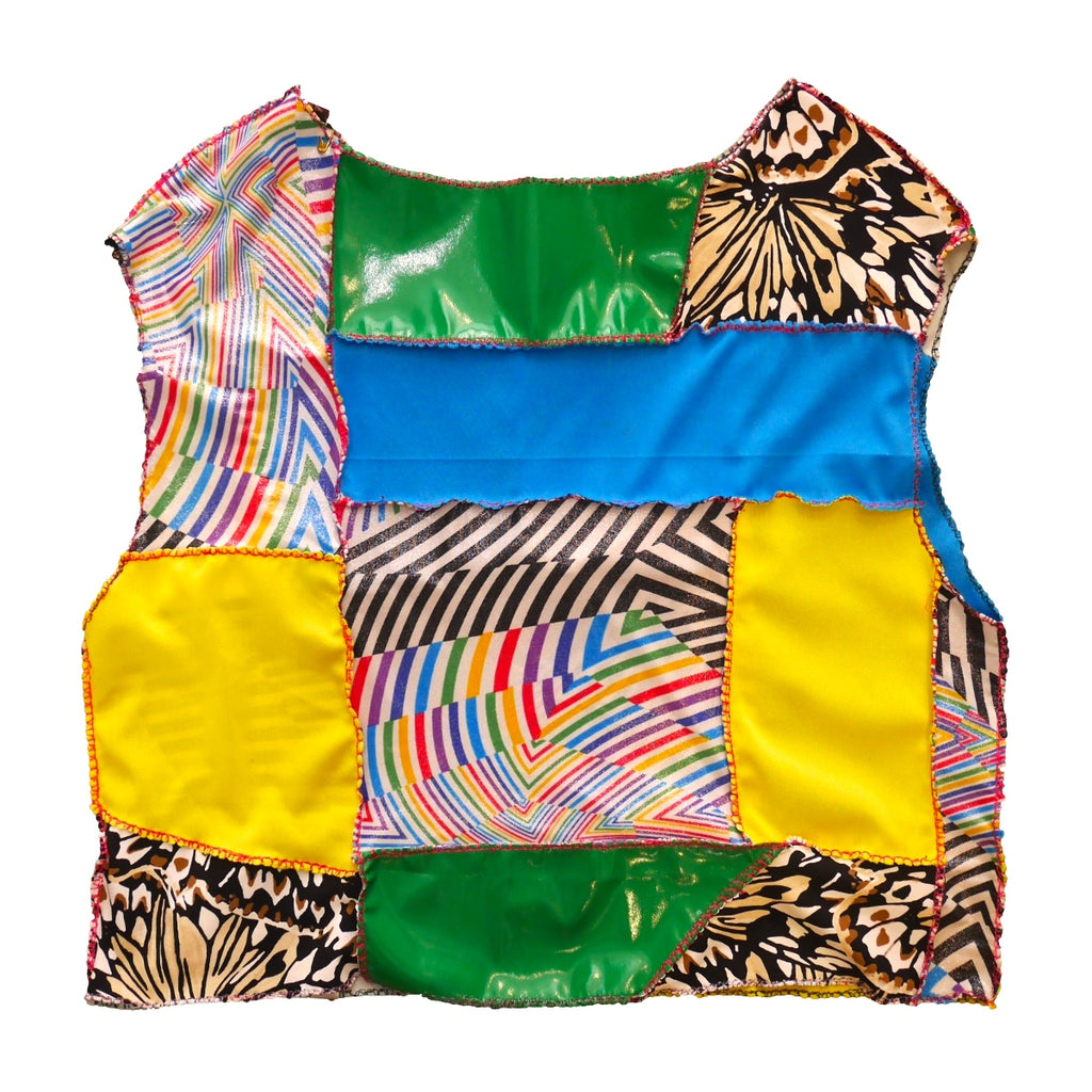 Upcycled Top LARGE - Arlequin