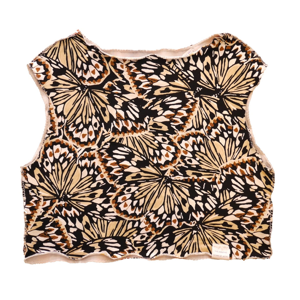 Upcycled Top MEDIUM - Half Half - Garden of Eden