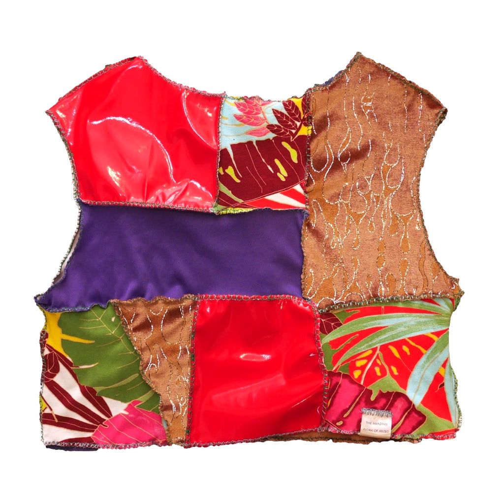 Upcycled Top MEDIUM - Anthurium