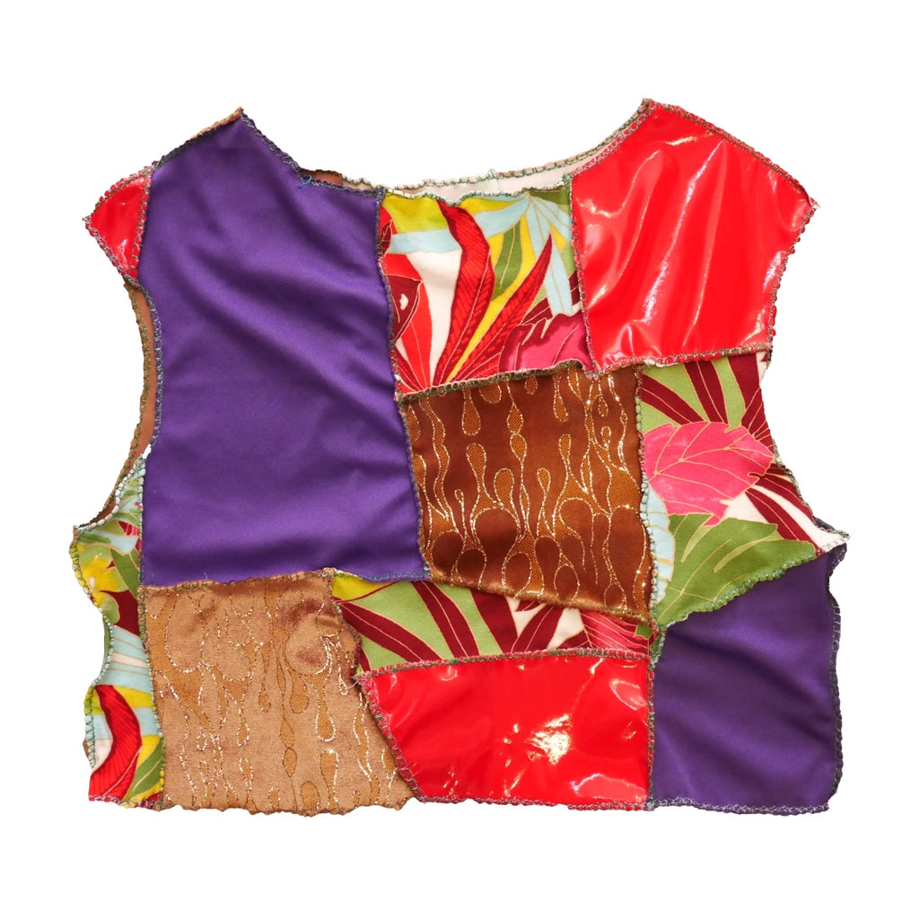 Upcycled Top MEDIUM - Anthurium